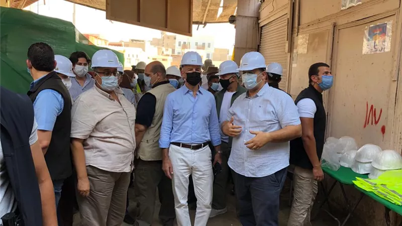 السفير الأمريكى يتابع مشروع إعادة إكتشاف الأصول التراثية الثقافية بإسنا
