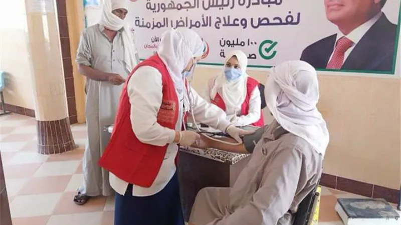 إنطلاق أعمال المبادرة الرئاسية ١٠٠ مليون صحة لإكتشاف الأمراض المزمنة بجنوب سيناء