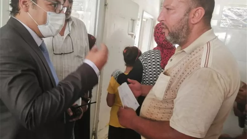 وكيل وزارة الصحة بالسويس يتفقد العيادات الخارجية