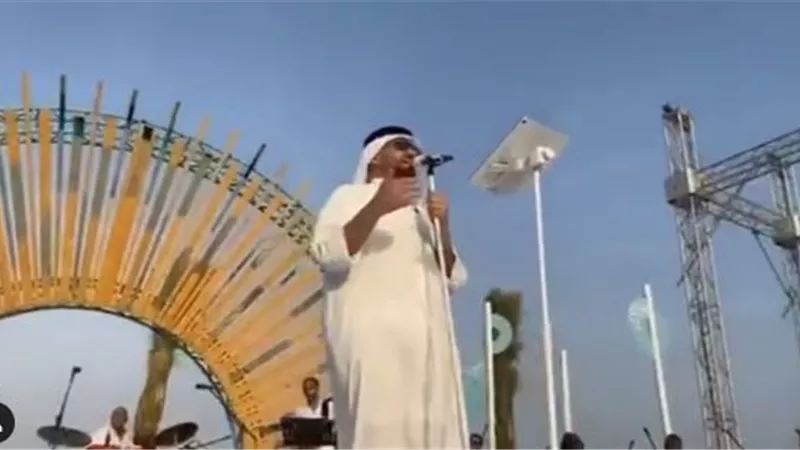 حسين الجسمي يشعل حفل السعودية .. فيديو