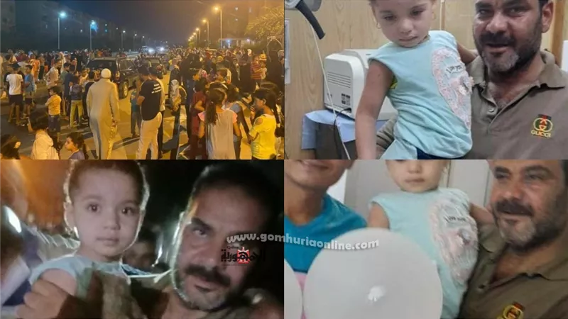بالفيديوا.. لحظة العثور على الطفلة كنزى محمد عبدالله ابنة العاشر من رمضان فى احدى البلوعات