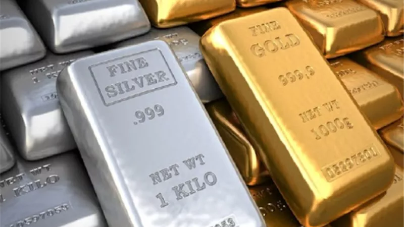 تراجع سعر أوقية الفضة بأكثر من 8% والذهب بنحو 3%