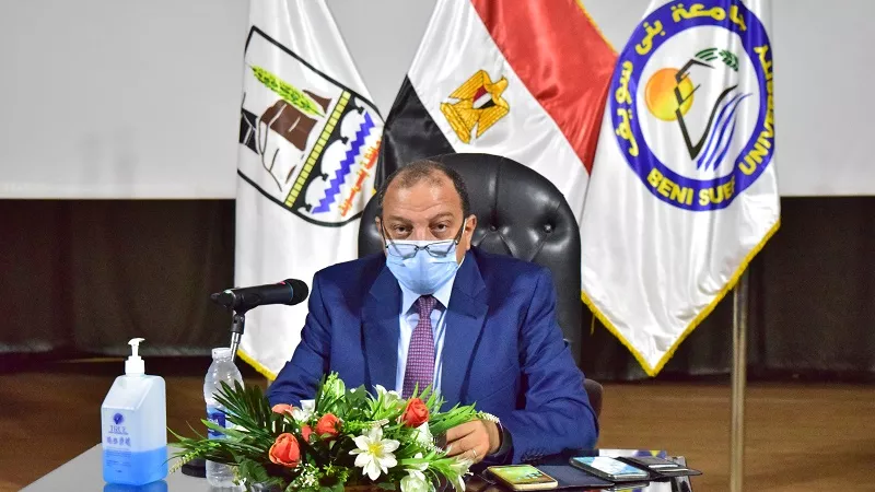 حملات توعيه اون لاين للطلاب الجدد بجامعة بنى سويف