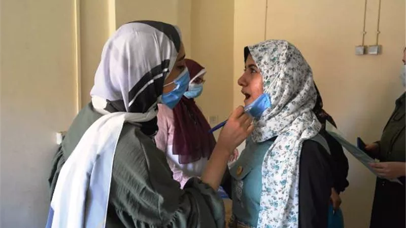 بدء الكشف الطبى للطلاب المستجدين فى جامعة الفيوم.. بالصور