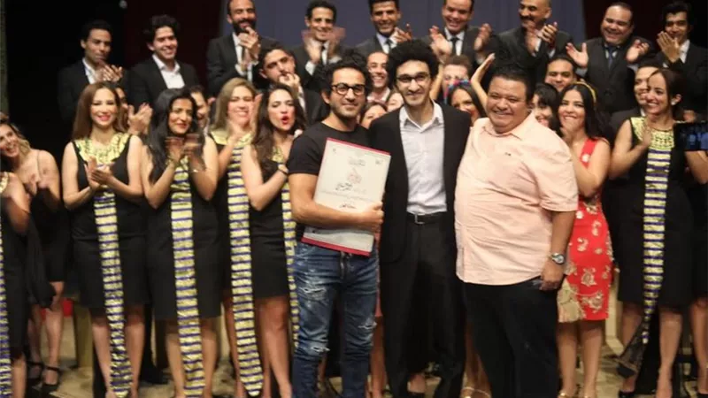 خالد جلال يكرم أحمد حلمى فى سينما مصر