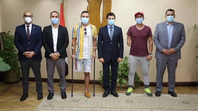 وزير الرياضة:الدعم الكامل للاعبى كرة القدم للمبتورين من ذوى القدرات والهمم