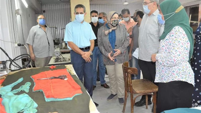 محافظ الغربية يقرر تطوير شامل لوحدة الصيانة والتدريب بطنطا بجميع أقسامها-صور