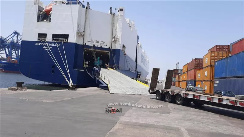 تداول131 الف طن بضائع و1263 حاوية عبر ميناء الاسكندرية