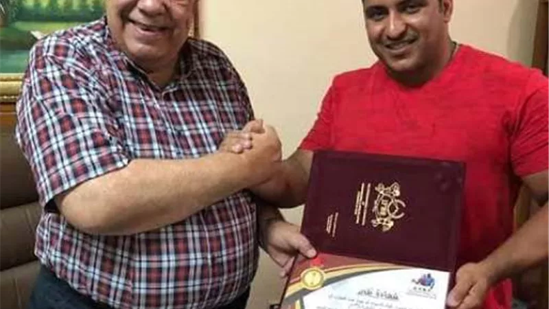 اتحاد كمال الاجسام ينعي شهيد الواجب البطل العالمي عمرو عبد المنعم