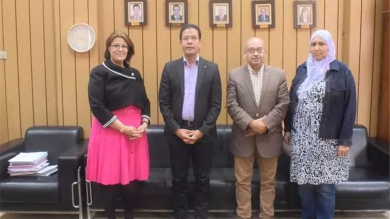 الجيزاوي يبحث سبل التعاون البحثي مع جامعة الينوي بأمريكا