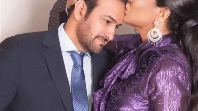 كيف احتفلت الفنانة احلام بعيد ميلاد زوجها