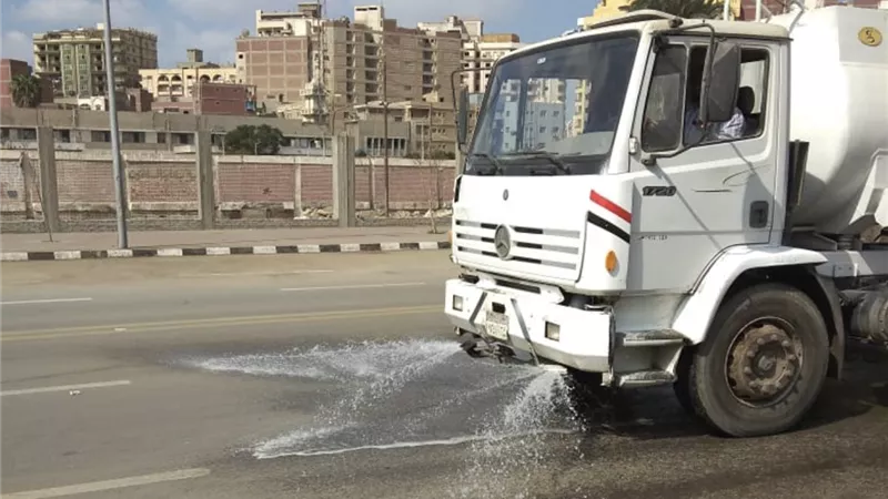محافظ الغربية يتابع أعمال النظافة بطنطا والمحلة والسنطة وسمنود.