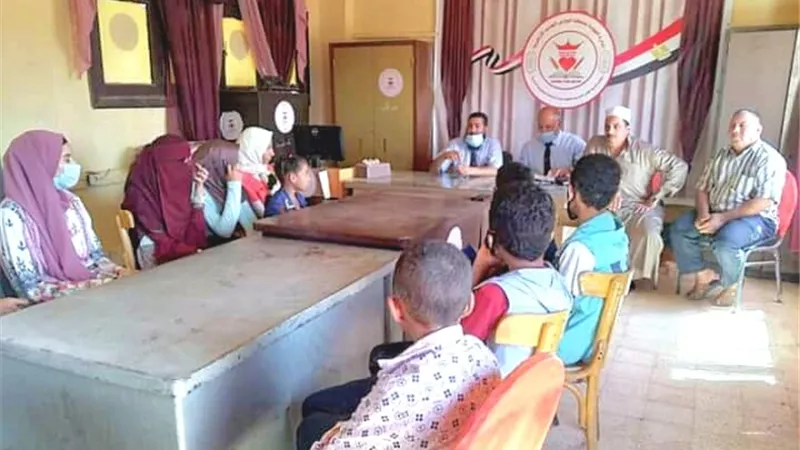 الأزهر تبدأ تصفيات تحدى القراءة العربى بمشاركة طلاب المعاهد بالوادى الجديد.صور