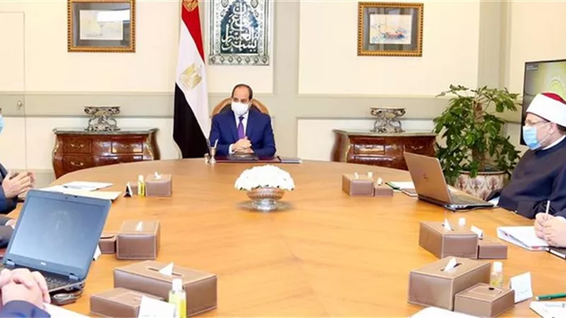 الرئيس يستعرض الموقف التتنفيذى لمشروعات تنمية سيناء