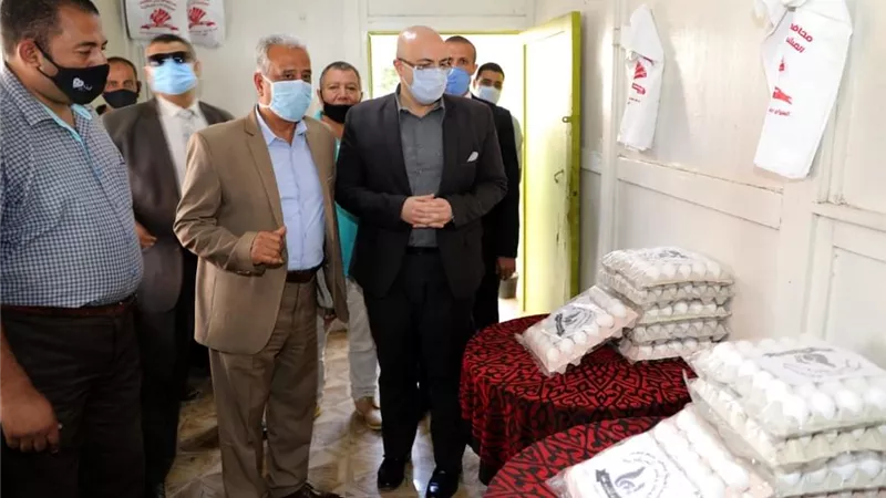 محافظ بني سويف يفتتح باكورة منافذ بيع الدواجن