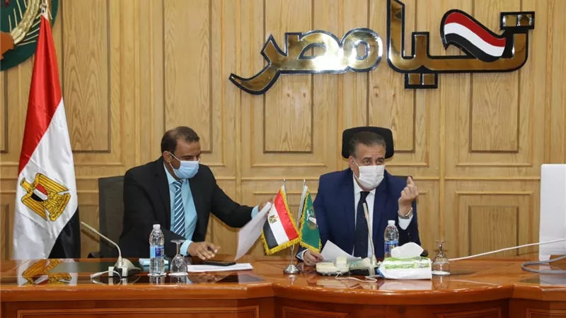 محافظ المنوفية : لجان للمرور على المنشآت الطبية لمتابعة التخلص الآمن من النفايات