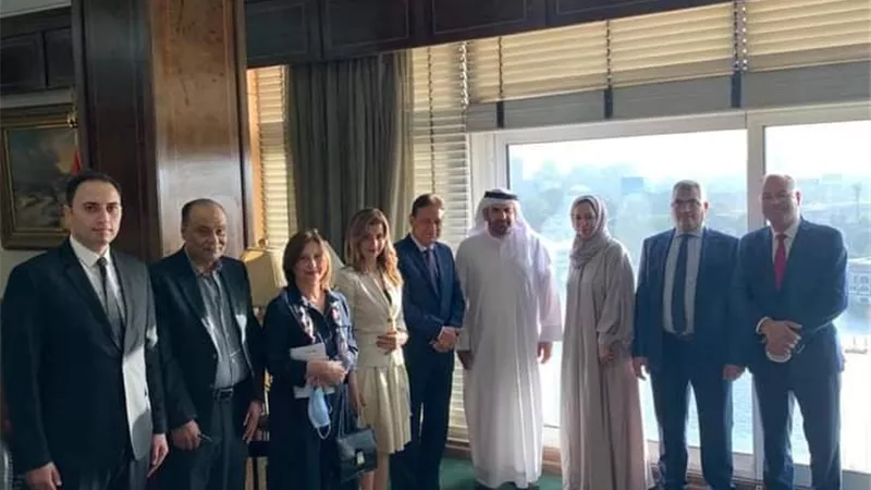 وفد من مؤسسة المعرفة بدبي يزور المجلس الأعلى للإعلام