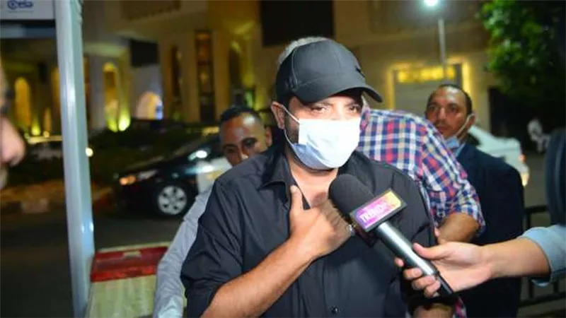 محمد هنيدى من عزاء منتصر بالله: 