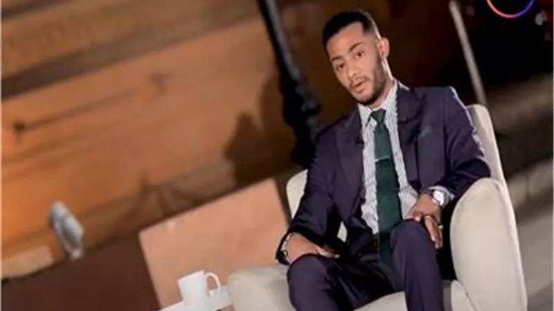 محمد رمضان يتصدر تويتر بعد لقائه فى قصر البارون