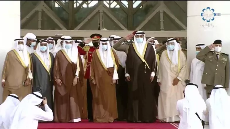 نواف الأحمد يصل مجلس الأمة لتأدية القسم أميراً للكويت
