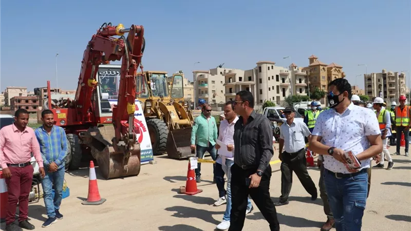 رئيس جهاز مدينة ٦ أكتوبر يشهد اصطفاف المعدات استعدادا لاستقبال موسم الشتاء