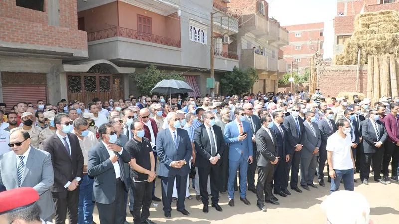 قبل عقد قرانه باسبوعين .. المنوفية ودعت شهيد الوطن ملازم أول محمود بلابل بمسقط رأسه طه شبرا.. صـــــور
