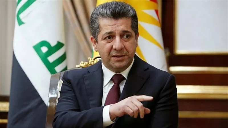 بارزاني يندد بالهجوم الصاروخي على أربيل