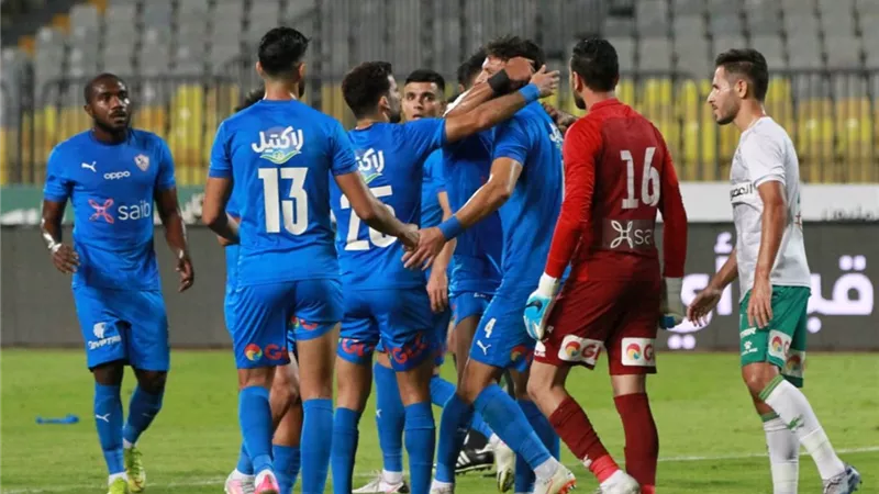 بـ 10 لاعبين.. الزمالك يتخطى المصرى بهدف نظيف