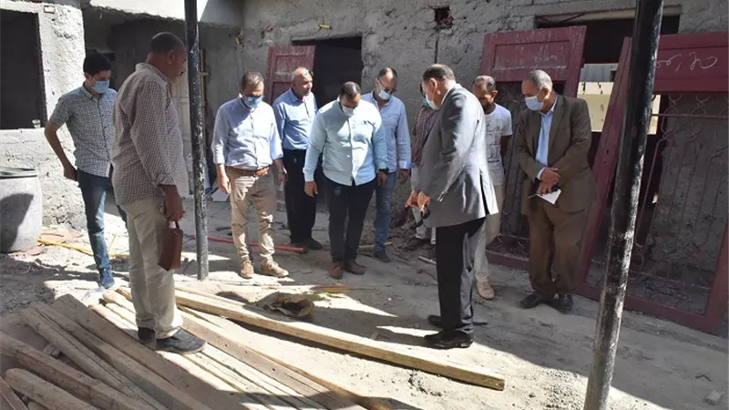 محافظ أسيوط يتفقد أعمال إحلال وتجديد الوحدة الصحية بقرية عواجة بديروط ضمن مبادرة حياة كريمة