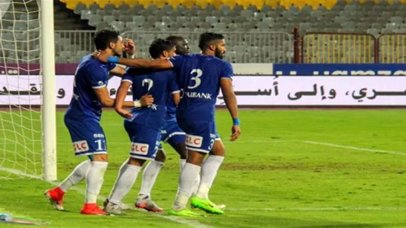 سموحة يتقدم على الإسماعيلى بهدف نظيف في الشوط الأول