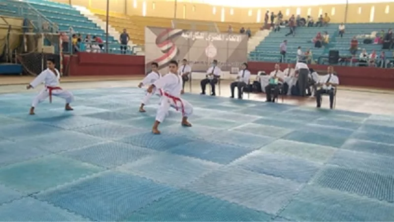 منافسات قوية في أولى أيام بطولة الجمهورية للناشئين للكاراتيه