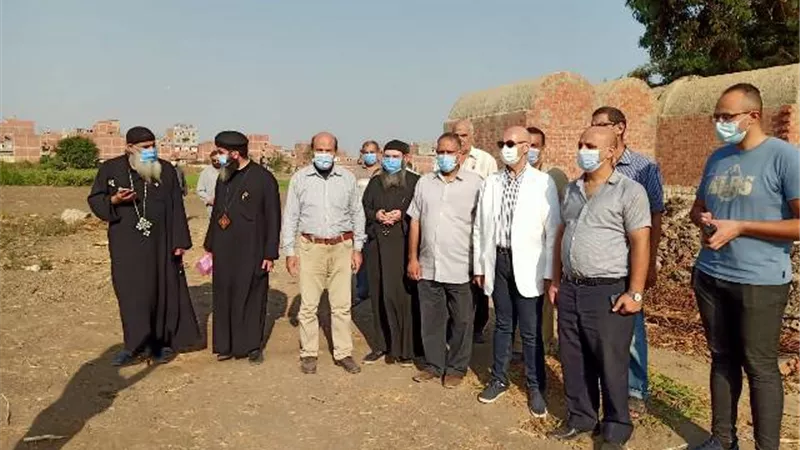 وكيل وزارة الصحة يزور كنيسة السيدة العذراء بكفر اللبا بديرب نجم