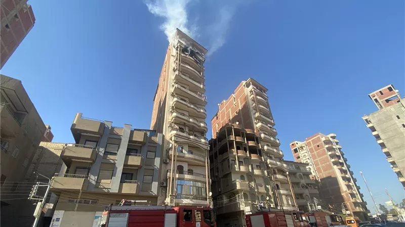 السيطرة علي حريق بشقة سكنية في المنصورة