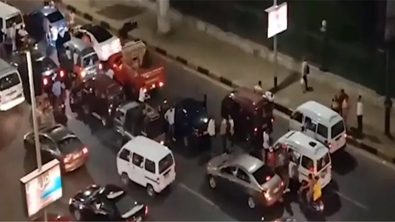 جنازة قائد الموتوسيكل بعد زفة العروسين بالاسماعيلية