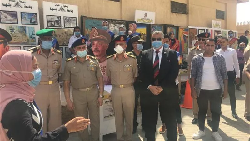 جامعة بنها تشارك فى معرض انتصارات حرب أكتوبر