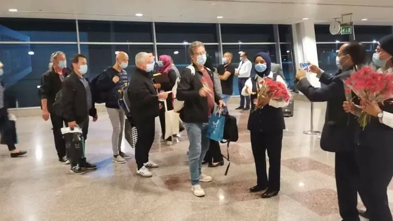 مطار الغردقة الدولي يستقبل ثلاث رحلات جوية قادمة من أوروبا