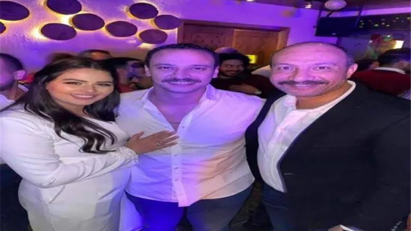 احمد فهيم يهنئ احمد خالد صالح وهنادى بعقد قرانهم