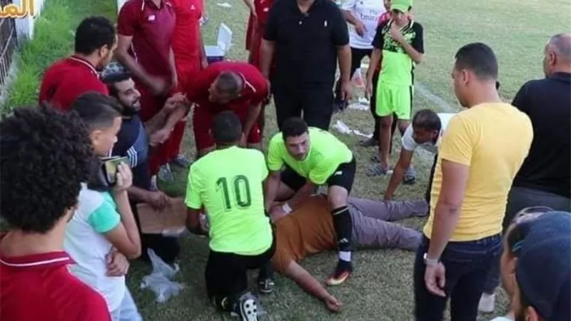 فرحة وأزمة قلبية وغياب الإسعاف نهاية مدرب