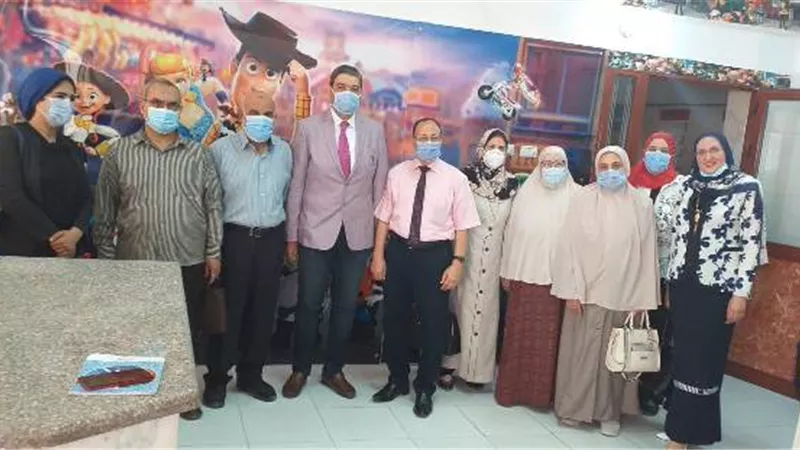 نجاح أول حالة قسطرة قلب أطفال بمستشفيات جامعة الزقازيق. صور