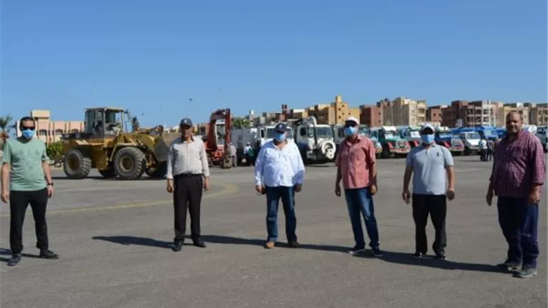 جهاز دمياط الجديدة يرفع درجة الاستعداد بالأحياء لمواجهة الأمطار والسيول.. بالصور