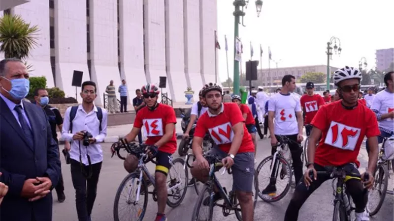 محافظة أسيوط تشارك في الماراثون القومي للدراجات