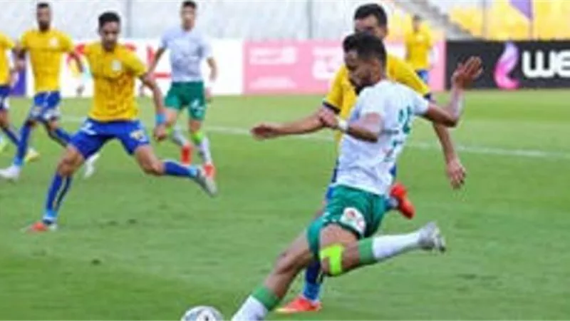 المصري يفوز بديربي القناة ويهزم الإسماعيلي بهدفين نظيفين.صور