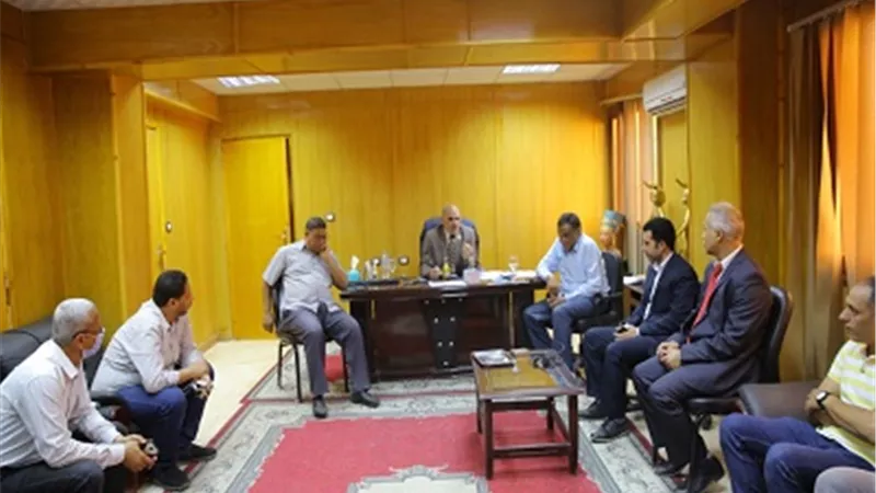 رئيس جامعة الأقصر يتفقد كلية الآثار