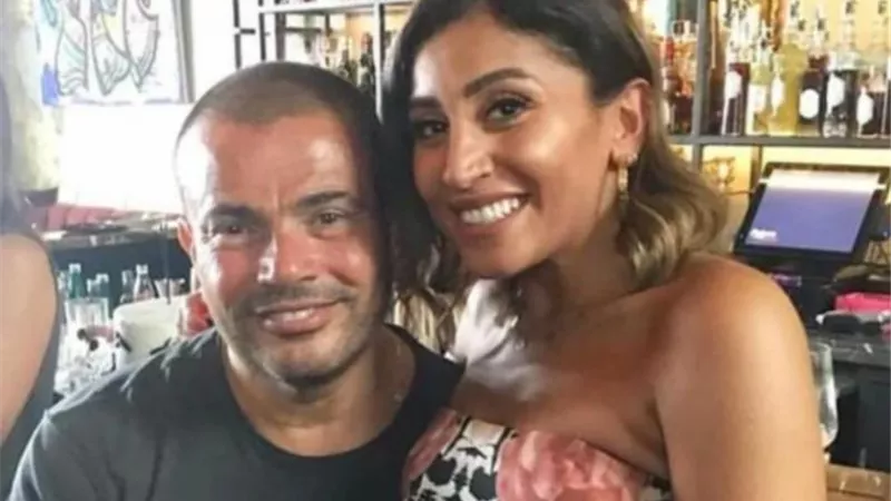 فى عيد ميلاده.. 5 نساء فى حياة عمرو دياب.. اولهن شيرين رضا.. واخرهن دينا الشربينى