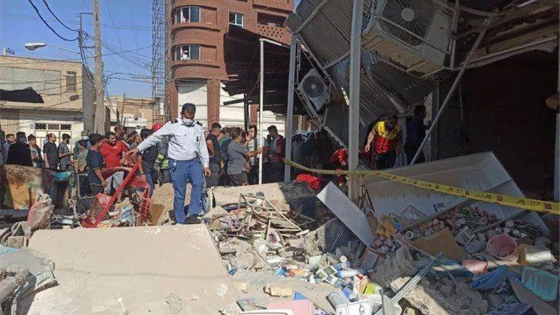 مصرع واصابة 9 اشخاص بانفجار للغاز في الأهواز الايرانية