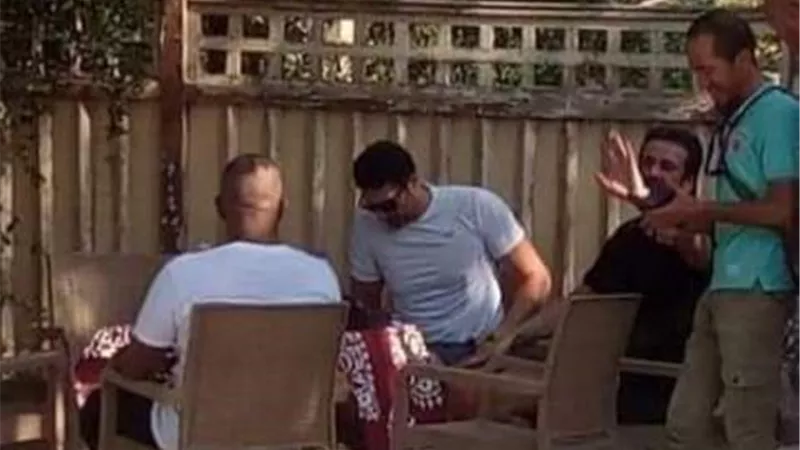 أحمد عز وكريم عبدالعزيز في الإسماعيلية لتصوير كيرة والجن.صور