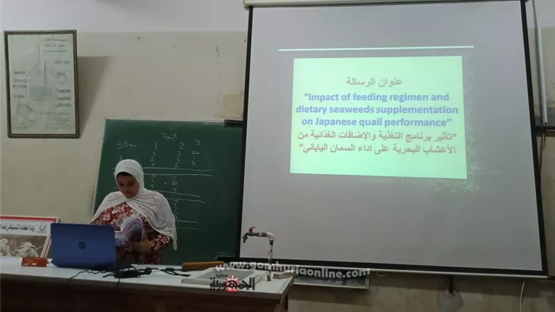 انعقاد حلقة نقاش علمية لمناقشة مقترح رسالة ماجستير بكلية التكنولوجيا والتنمية جامعة الزقازيق