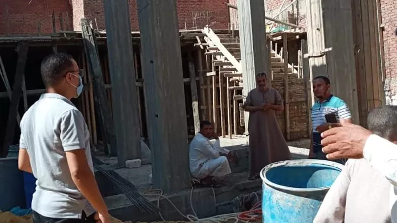 جولة ميدانية للجنة شؤون القرى بمركز اهناسيا