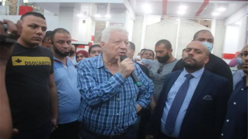 شاهد لحظة دخول مرتضى منصور نادى الزمالك بعد قرار 