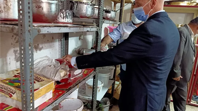 الصحة تقود حملة علي مصانع الحلويات ونغلق مصنع بفاقوس
